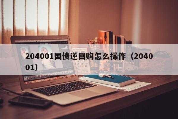 204001国债逆回购怎么操作（204001）