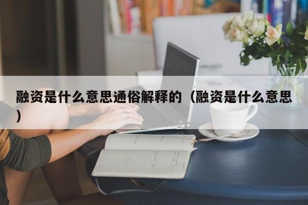 融资是什么意思通俗解释的（融资是什么意思）