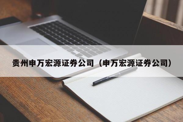 贵州申万宏源证券公司（申万宏源证券公司）