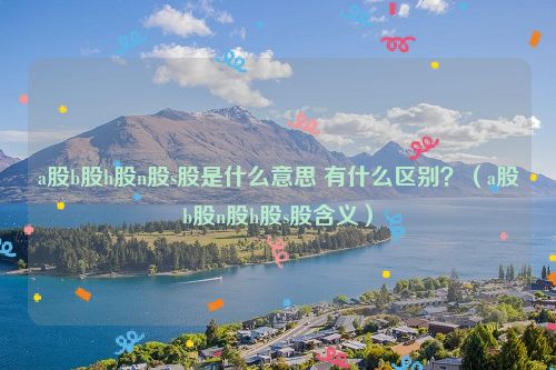 a股b股h股n股s股是什么意思 有什么区别？（a股b股n股h股s股含义）