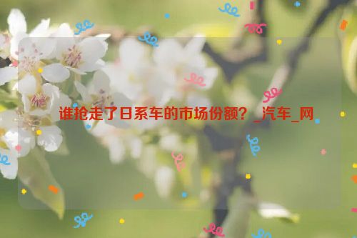 ​谁抢走了日系车的市场份额？_汽车_网