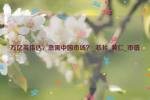 万亿英伟达，急需中国市场？_芯片_黄仁_市值